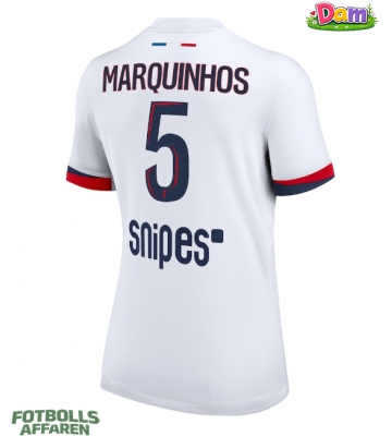Paris Saint-Germain Marquinhos #5 Bortatröja Kvinnor 2025-26 Kortärmad